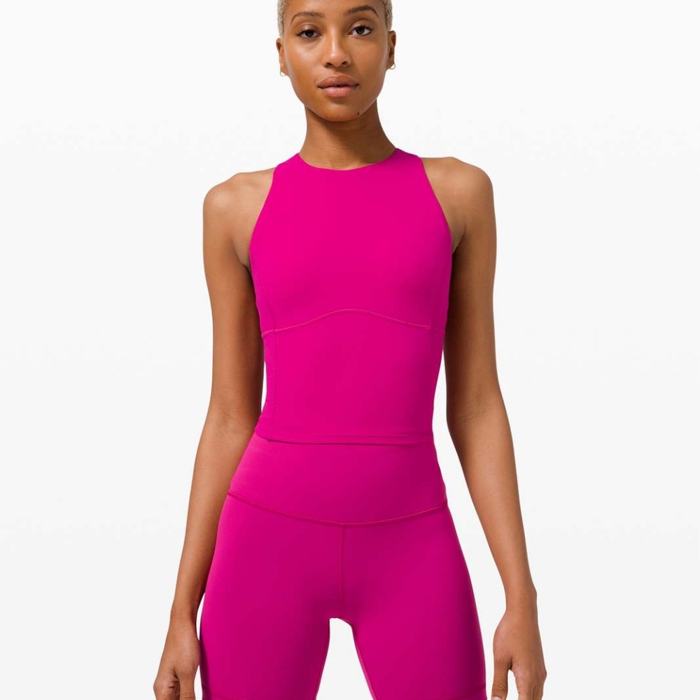 Lululemon Key To Balance Tank in Ripened Raspberry